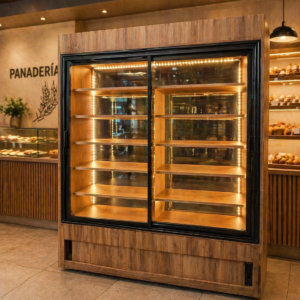 Vitrina para pandería en madera
